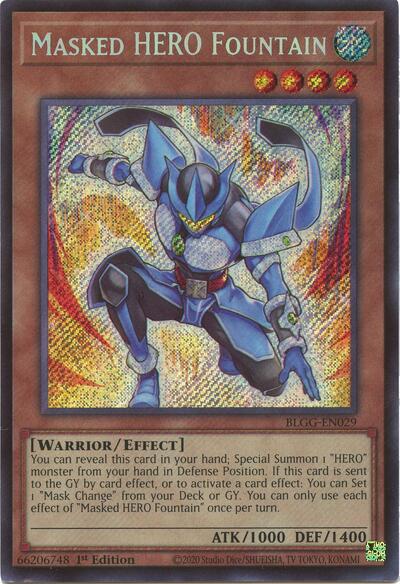 Masked HERO Fountain - Battles of Legend: Glorious Gallery Yu-Gi-Oh! spoiler