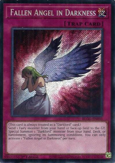 Fallen Angel in Darkness - Battles of Legend: Glorious Gallery Yu-Gi-Oh! spoiler