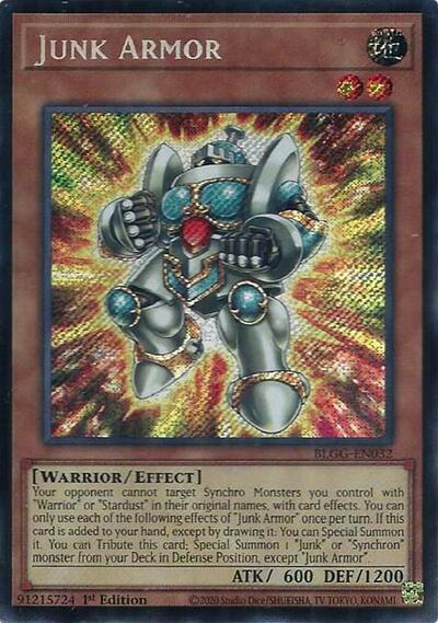 Junk Armor - Battles of Legend: Glorious Gallery Yu-Gi-Oh! spoiler