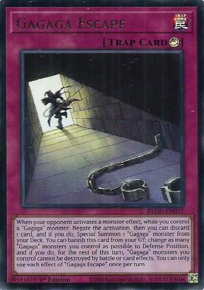 Gagaga Escape - Battles of Legend: Glorious Gallery Yu-Gi-Oh! spoiler