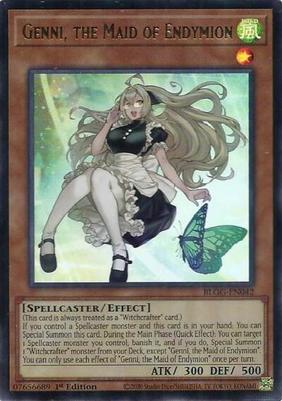 Genni, the Maid of Endymion - Battles of Legend: Glorious Gallery Yu-Gi-Oh! spoiler