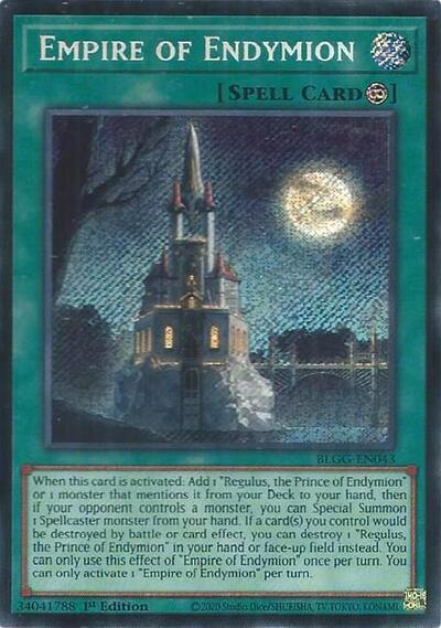 Empire of Endymion - Battles of Legend: Glorious Gallery Yu-Gi-Oh! spoiler
