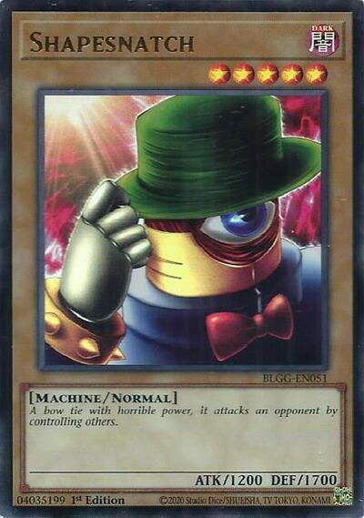 Shapesnatch - Battles of Legend: Glorious Gallery Yu-Gi-Oh! spoiler