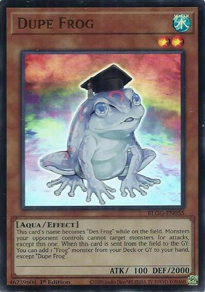 Dupe Frog - Battles of Legend: Glorious Gallery Yu-Gi-Oh! spoiler
