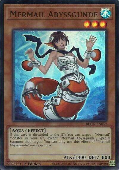 Mermail Abyssgunde - Battles of Legend: Glorious Gallery Yu-Gi-Oh! spoiler