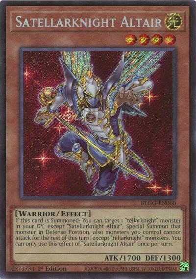 Satellarknight Altair - Battles of Legend: Glorious Gallery Yu-Gi-Oh! spoiler
