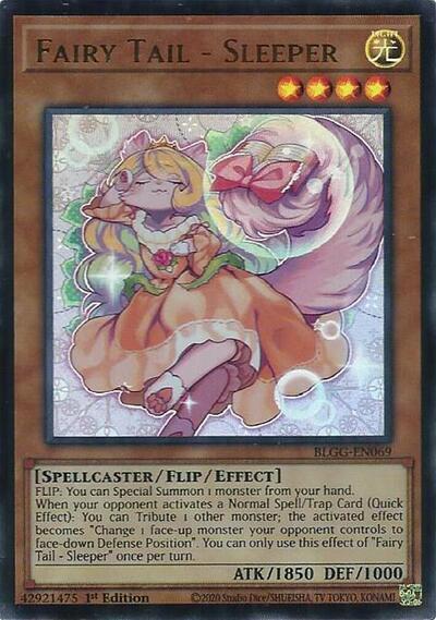 Fairy Tail - Sleeper - Battles of Legend: Glorious Gallery Yu-Gi-Oh! spoiler