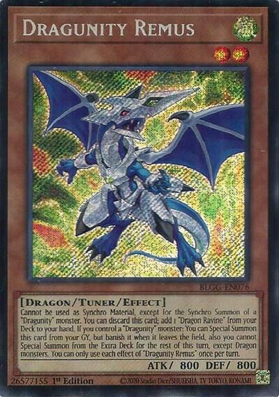 Dragunity Remus - Battles of Legend: Glorious Gallery Yu-Gi-Oh! spoiler