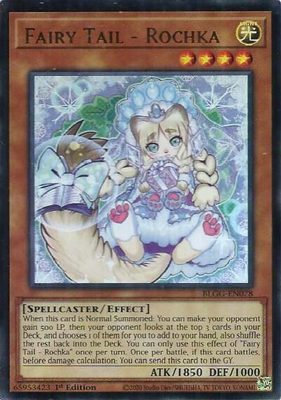 Fairy Tail - Rochka - Battles of Legend: Glorious Gallery Yu-Gi-Oh! spoiler