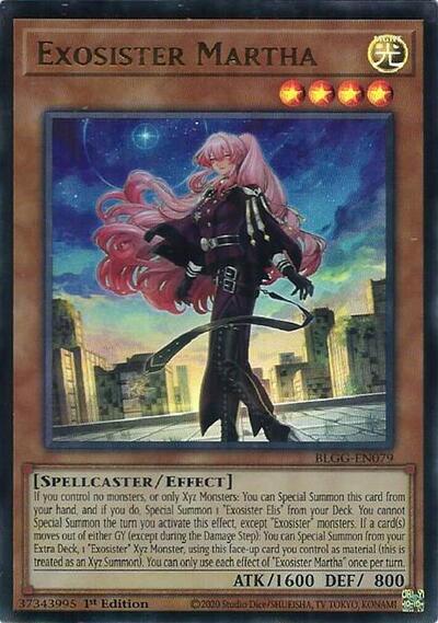 Exosister Martha - Battles of Legend: Glorious Gallery Yu-Gi-Oh! spoiler
