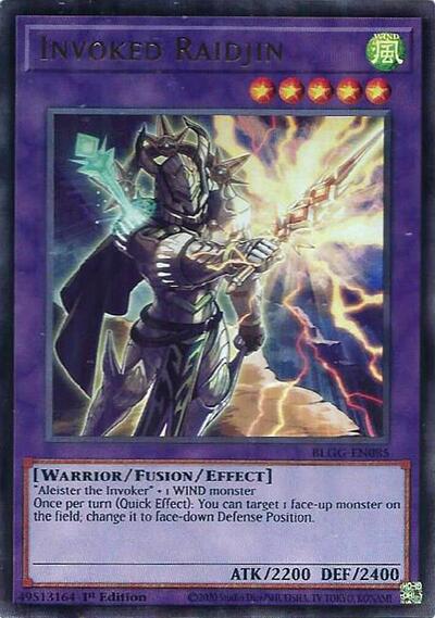 Invoked Raidjin - Battles of Legend: Glorious Gallery Yu-Gi-Oh! spoiler
