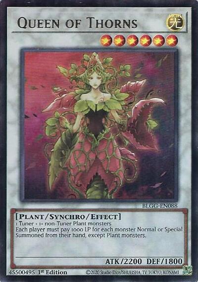Queen of Thorns - Battles of Legend: Glorious Gallery Yu-Gi-Oh! spoiler