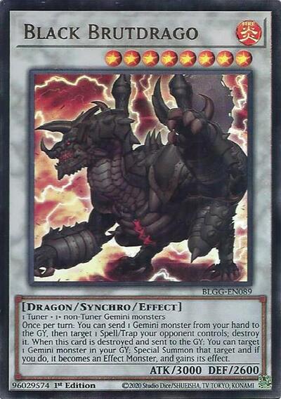Black Brutdrago - Battles of Legend: Glorious Gallery Yu-Gi-Oh! spoiler
