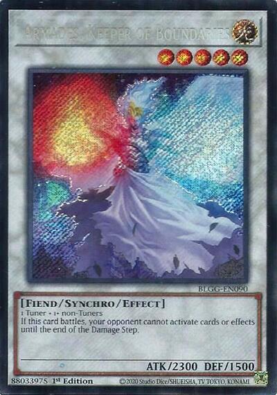Armades, Keeper of Boundaries - Battles of Legend: Glorious Gallery Yu-Gi-Oh! spoiler