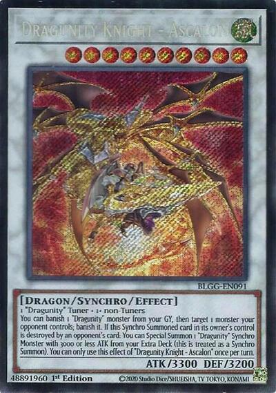 Dragunity Knight - Ascalon - Battles of Legend: Glorious Gallery Yu-Gi-Oh! spoiler