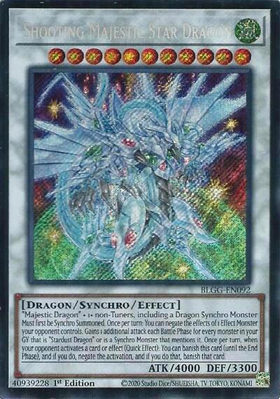Shooting Majestic Star Dragon - Battles of Legend: Glorious Gallery Yu-Gi-Oh! spoiler