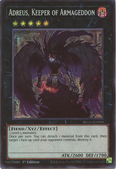 Adreus, Keeper of Armageddon - Battles of Legend: Glorious Gallery Yu-Gi-Oh! spoiler