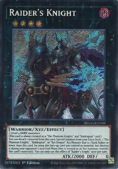 Raider's Knight - Battles of Legend: Glorious Gallery Yu-Gi-Oh! spoiler