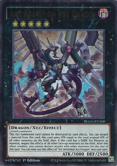 Arc Rebellion Xyz Dragon - Battles of Legend: Glorious Gallery Yu-Gi-Oh! spoiler