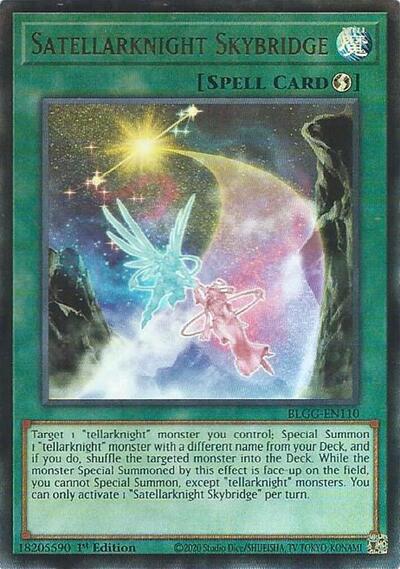 Satellarknight Skybridge - Battles of Legend: Glorious Gallery Yu-Gi-Oh! spoiler