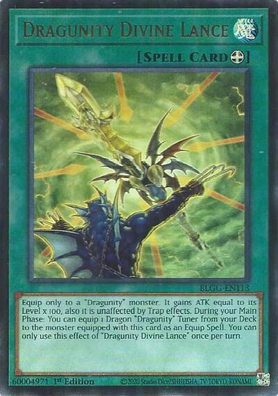 Dragunity Divine Lance - Battles of Legend: Glorious Gallery Yu-Gi-Oh! spoiler