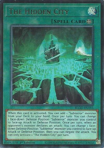 The Hidden City - Battles of Legend: Glorious Gallery Yu-Gi-Oh! spoiler