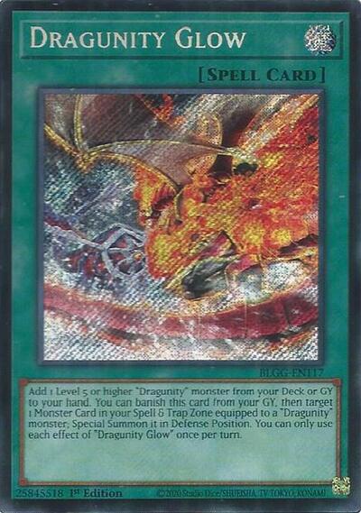 Dragunity Glow - Battles of Legend: Glorious Gallery Yu-Gi-Oh! spoiler
