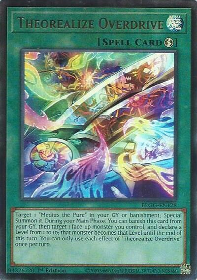 Theorealize Overdrive - Battles of Legend: Glorious Gallery Yu-Gi-Oh! spoiler