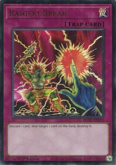 Raigeki Break - Battles of Legend: Glorious Gallery Yu-Gi-Oh! spoiler
