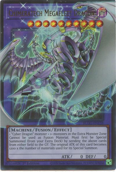 Chimeratech Megafleet Dragon - Battles of Legend: Glorious Gallery Yu-Gi-Oh! spoiler