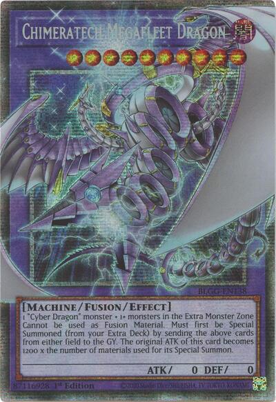 Chimeratech Megafleet Dragon (Starlight Rare) - Battles of Legend: Glorious Gallery Yu-Gi-Oh! spoiler