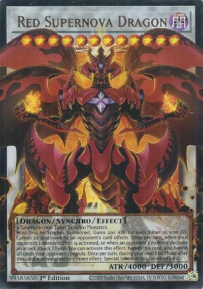 Red Supernova Dragon - Battles of Legend: Glorious Gallery Yu-Gi-Oh! spoiler
