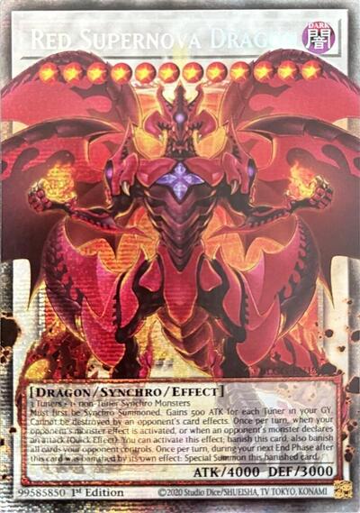 Red Supernova Dragon (Starlight Rare) - Battles of Legend: Glorious Gallery Yu-Gi-Oh! spoiler