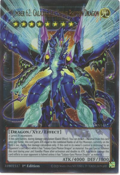 Number 62: Galaxy-Eyes Prime Photon Dragon - Battles of Legend: Glorious Gallery Yu-Gi-Oh! spoiler