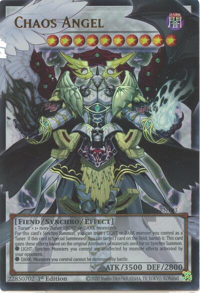 Chaos Angel - Battles of Legend: Glorious Gallery Yu-Gi-Oh! spoiler