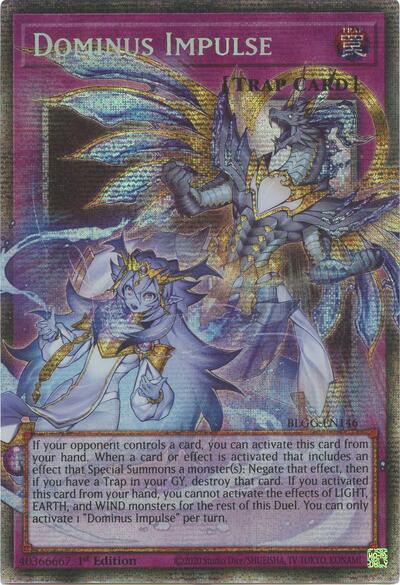 Dominus Impulse (Starlight Rare) - Battles of Legend: Glorious Gallery Yu-Gi-Oh! spoiler