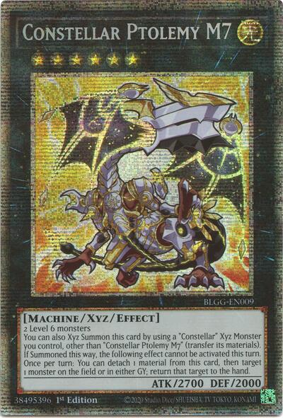 Constellar Ptolemy M7 (Starlight Rare) - Battles of Legend: Glorious Gallery Yu-Gi-Oh! spoiler