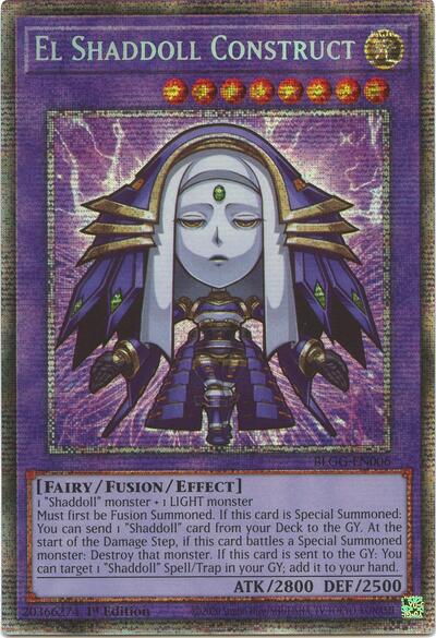 El Shaddoll Construct (Starlight Rare) - Battles of Legend: Glorious Gallery Yu-Gi-Oh! spoiler