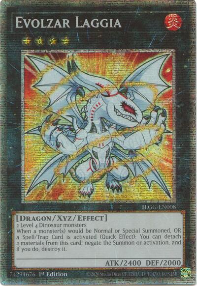 Evolzar Laggia (Starlight Rare) - Battles of Legend: Glorious Gallery Yu-Gi-Oh! spoiler