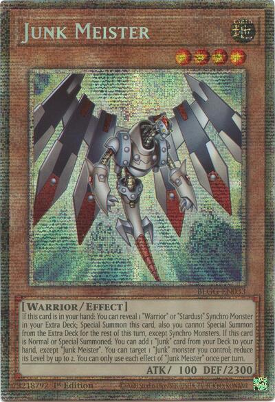 Junk Meister (Starlight Rare) - Battles of Legend: Glorious Gallery Yu-Gi-Oh! spoiler