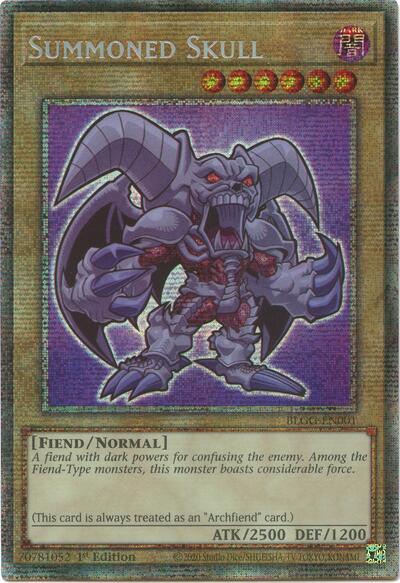Summoned Skull (Starlight Rare) - Battles of Legend: Glorious Gallery Yu-Gi-Oh! spoiler