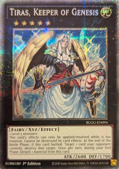 Tiras, Keeper of Genesis (Starlight Rare) - Battles of Legend: Glorious Gallery Yu-Gi-Oh! spoiler