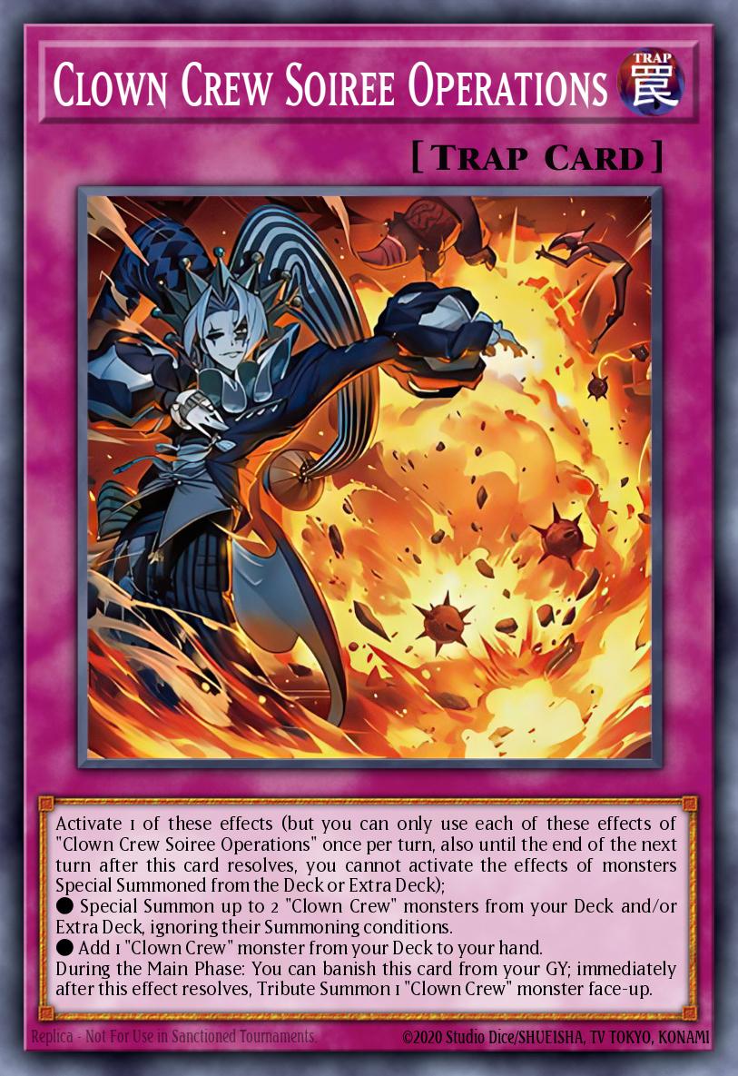 Clown Crew Soiree Operations - Blazing Dominion Yu-Gi-Oh! spoiler