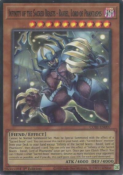 Infinity of the Sacred Beasts - Raviel, Lord of Phantasms - Chaos Origins Yu-Gi-Oh! spoiler