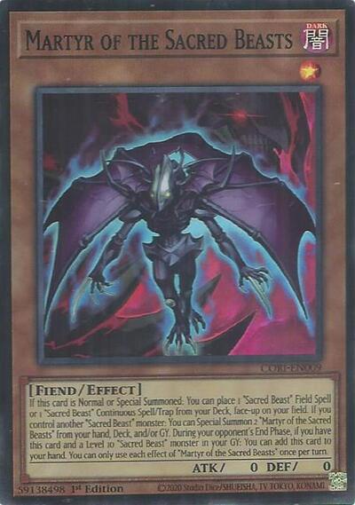 Martyr of the Sacred Beasts - Chaos Origins Yu-Gi-Oh! spoiler