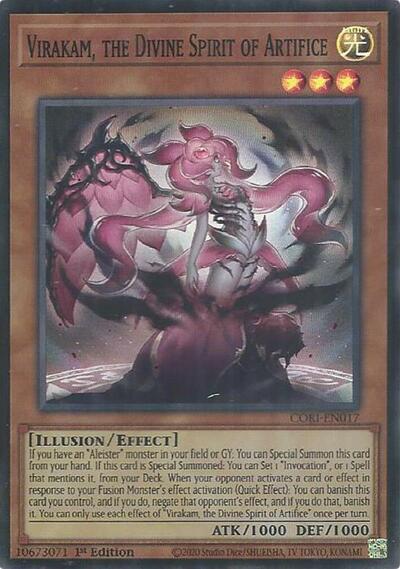 Virakam, the Divine Spirit of Artifice - Chaos Origins Yu-Gi-Oh! spoiler