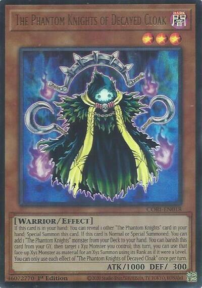 The Phantom Knights of Decayed Cloak - Chaos Origins Yu-Gi-Oh! spoiler