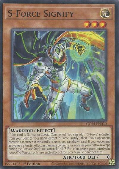 S-Force Signify - Chaos Origins Yu-Gi-Oh! spoiler