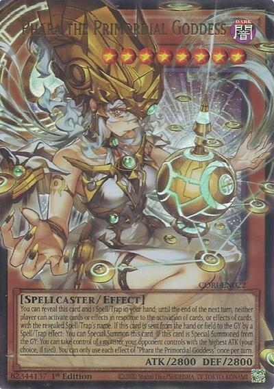 Phara the Primordial Goddess (Extended Art) - Chaos Origins Yu-Gi-Oh! spoiler