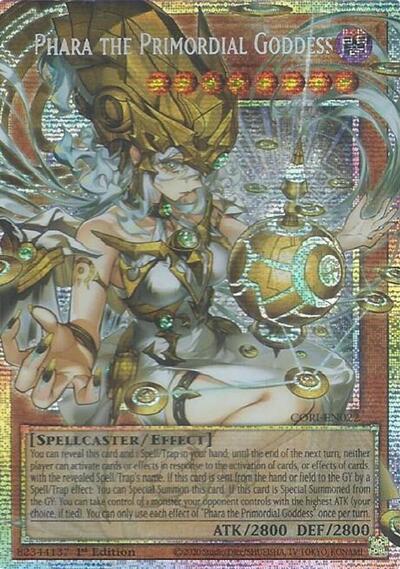 Phara the Primordial Goddess (Starlight Rare) (Extended Art) - Chaos Origins Yu-Gi-Oh! spoiler